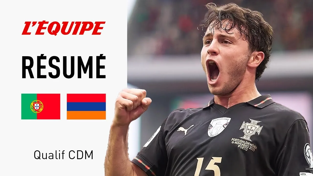 Qualification Coupe du Monde Portugal écrase Arménie avec neuf buts