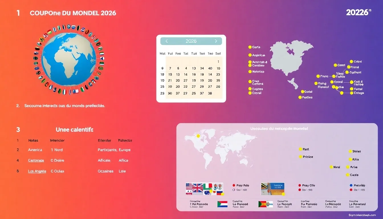 Tout savoir sur la Coupe du Monde de football 2026 : dates, équipes et actualités